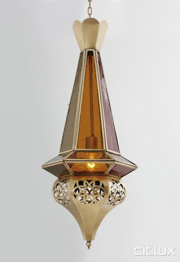Abbotsbury Traditional Brass Pendant Elegant Range Citilux