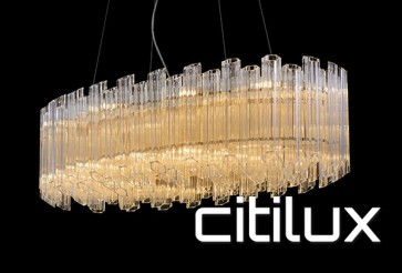 Ascoli Large Chandelier Gold Citilux