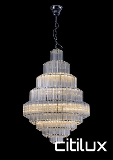 Ashino 16 Lights Chandelier Gold Citilux