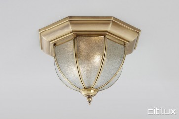 Balmain Classic Brass Made Flush Mount Ceiling Light Elegant Range Citilux