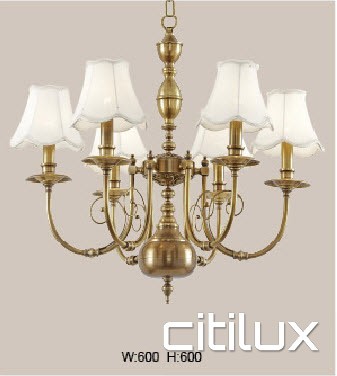 Bankstown Classic European Style Brass Pendant Light Elegant Range Citilux