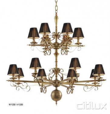 Barangaroo Classic European Style Brass Pendant Light Elegant Range Citilux