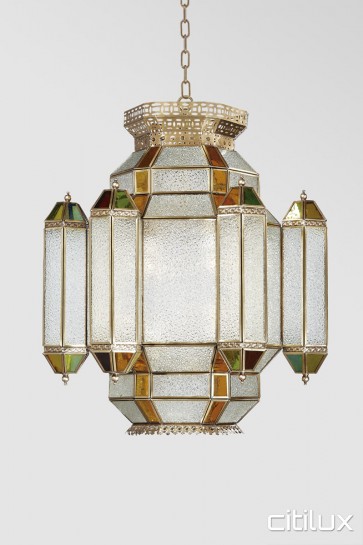 Bayview Traditional Brass Pendant Elegant Range Citilux