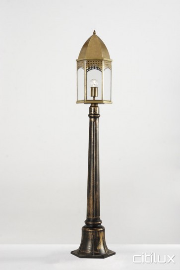 Bidwill Traditional Outdoor Brass Made Post Light Elegant Range Citilux