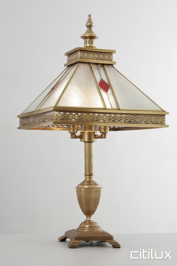 Bondi Beach Classic Brass Table Lamp Elegant Range Citilux
