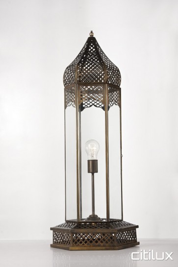 Bonnyrigg Heights Classic Brass Table Lamp Elegant Range Citilux