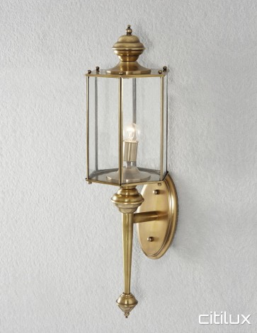 Cartwright Classic Brass Wall Light Elegant Range Citilux