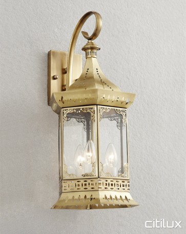 Castle Hill Classic Brass Wall Light Elegant Range Citilux