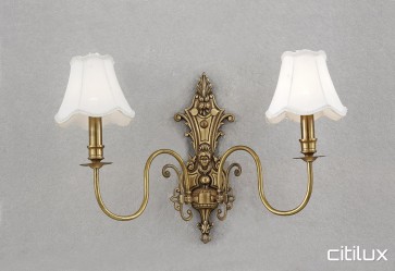 Chester Hill Classic European Style Brass Wall Light Elegant Range Citilux