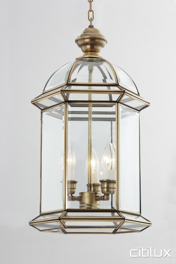 Coledale Classic Outdoor Brass Pendant Light Elegant Range Citilux