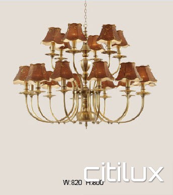 Earlwood Classic European Style Brass Pendant Light Elegant Range Citilux