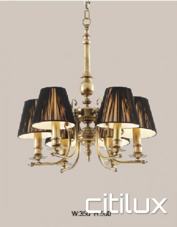 Enfield Classic European Style Brass Pendant Light Elegant Range Citilux