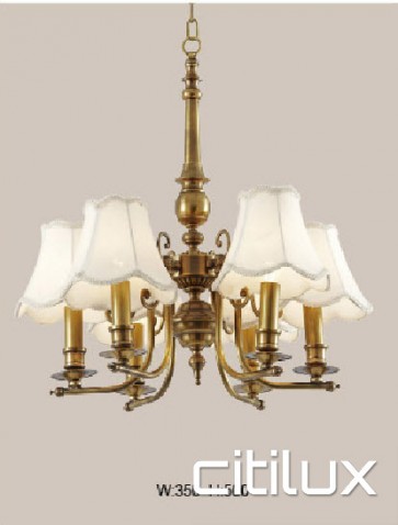 Enmore Classic European Style Brass Pendant Light Elegant Range Citilux