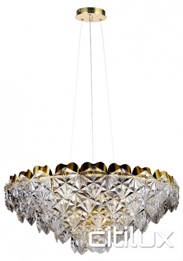 Georgina 9 Lights Pendant Gold Citilux