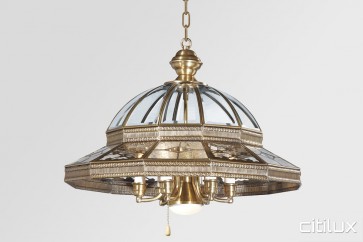 Glebe Classic Brass Made Dining Room Pendant Light Elegant Range Citilux