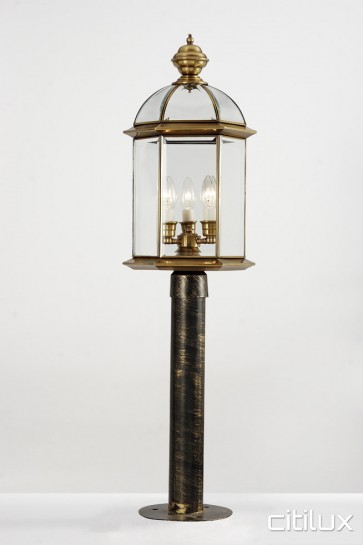 Green Valley Classic Outdoor Brass Made Post Light Elegant Range Citilux