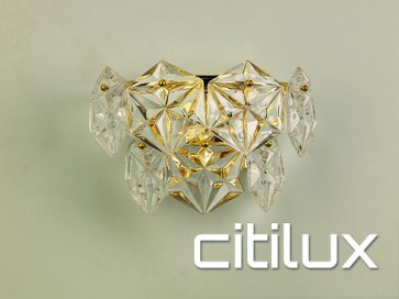 Guru 1 Light Wall Light Gold Citilux