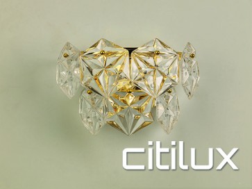 Guru 1 Light Wall Light Gold Citilux