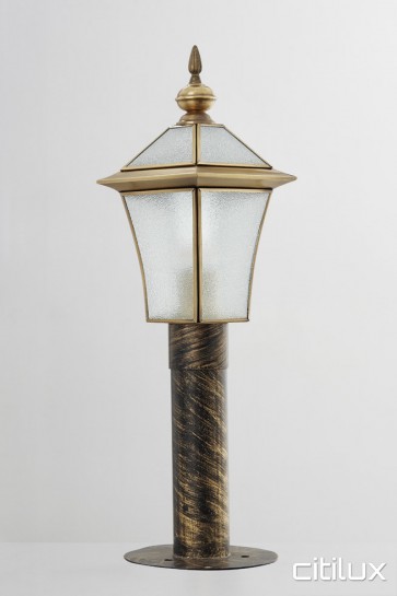 Hassall Grove Classic Outdoor Brass Made Post Light Elegant Range Citilux