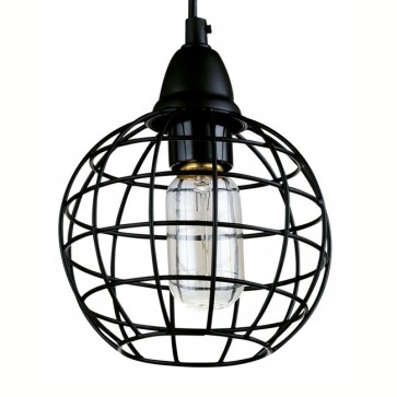 Industrial Copper Wire Cage Pendant Lamp - D - Pendant Light - Citilux