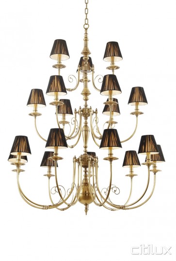 Kemps Creek Classic European Style Brass Pendant Light Elegant Range Citilux