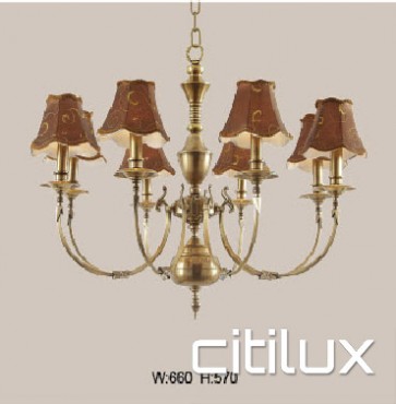 Kings Park Classic European Style Brass Pendant Light Elegant Range Citilux