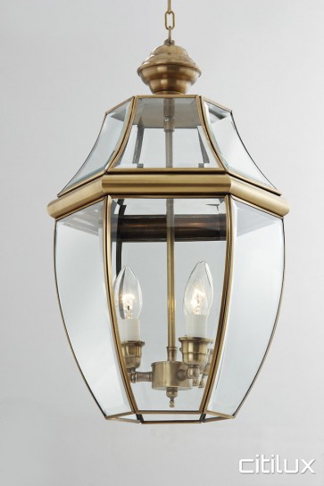 Kingswood Classic Outdoor Brass Pendant Light Elegant Range Citilux