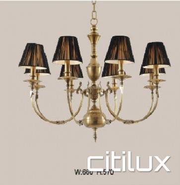 Kirkham Classic European Style Brass Pendant Light Elegant Range Citilux