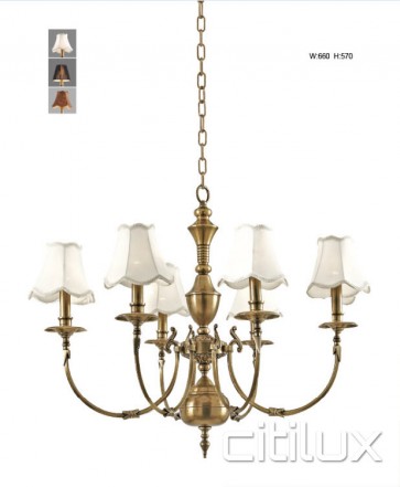 Kirribilli Classic European Style Brass Pendant Light Elegant Range Citilux
