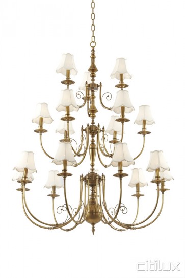 Kogarah Bay Classic European Style Brass Pendant Light Elegant Range Citilux