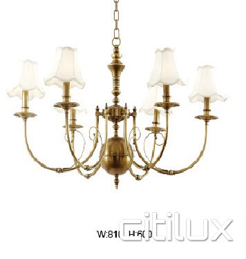 Lakemba Classic European Style Brass Pendant Light Elegant Range Citilux