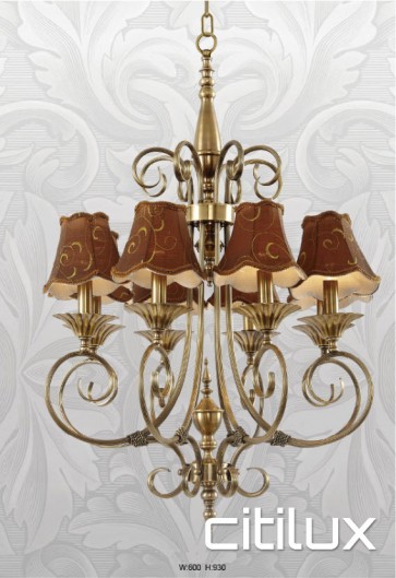 Lane Cove West Classic European Style Brass Pendant Light Elegant Range Citilux