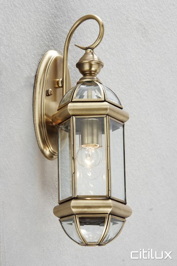 Longueville Classic Outdoor Brass Wall Light Elegant Range Citilux