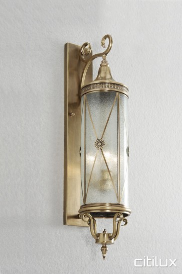 Maianbar Classic Outdoor Brass Wall Light Elegant Range Citilux