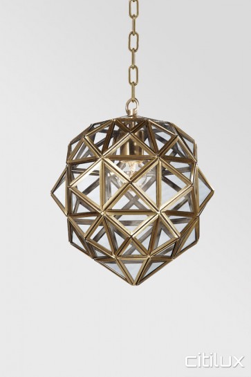 Milperra Simplism Brass Pendant Elegant Range Citilux