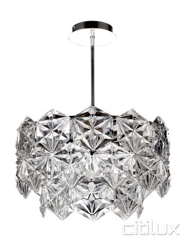 Mirka 6 Lights Pendant Chrome Citilux