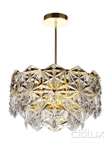 Mirka 6 Lights Pendant Gold Citilux