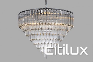 Moki 6 Lights Chandelier Citilux