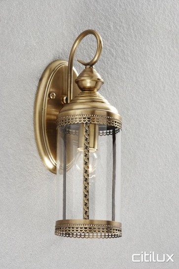 Newtown Classic Outdoor Brass Wall Light Elegant Range Citilux