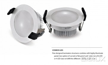 Textron 10.8 W 115mm  LED Downlights