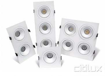 Coxy 10W LED Downlights Square Frame Single