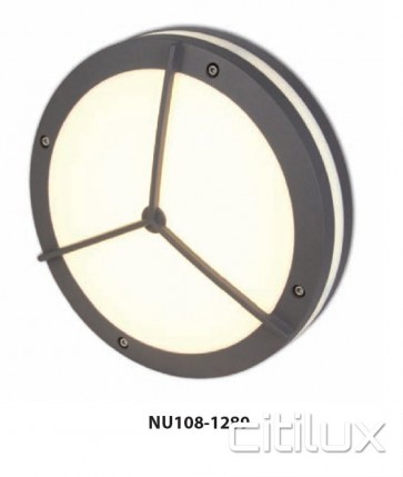 Nutech Round with Grill Wall Light