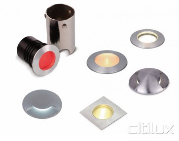 Chromic Square Stainless Steel Inground Light