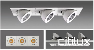 Firelux 3 Lights LED Recessed Downlights