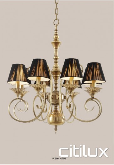 Oyster Bay Classic European Style Brass Pendant Light Elegant Range Citilux