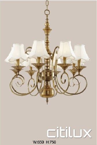 Paddington Classic European Style Brass Pendant Light Elegant Range Citilux