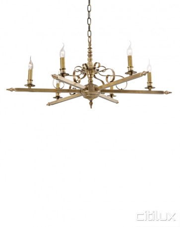 Peakhurst Classic European Style Brass Pendant Light Elegant Range Citilux