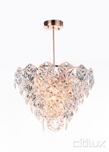 Peria 6 Lights Pendant Rose Gold Citilux