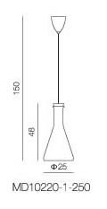 Replica Benjamin Hubert Labware Conical Pendant lamp - Pendant Light - Citilux