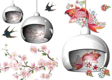 Replica Moooi JUUYO Geisha Pendant light  - Pendant Light - Citilux